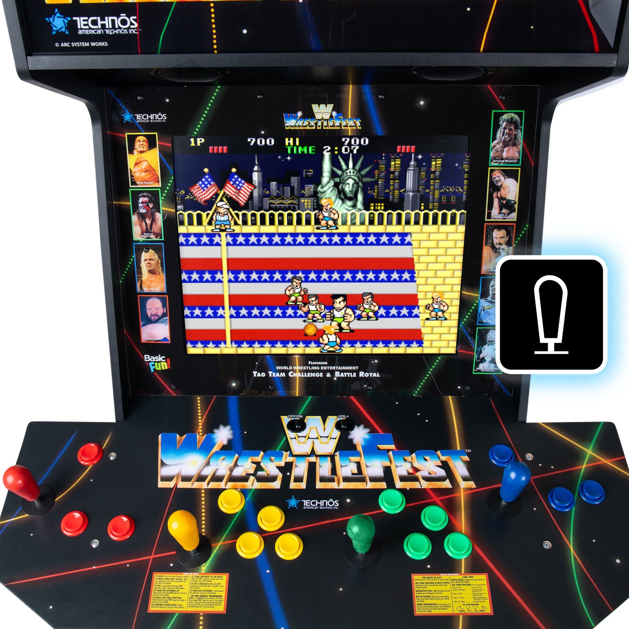 WWE Wrestlefest Supreme Series Arcade Machine - detail view 9