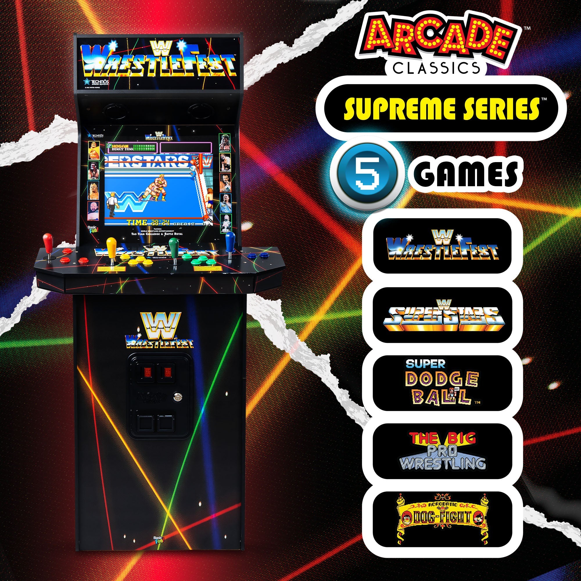 WWE Wrestlefest Supreme Series Arcade Machine - detail view 2
