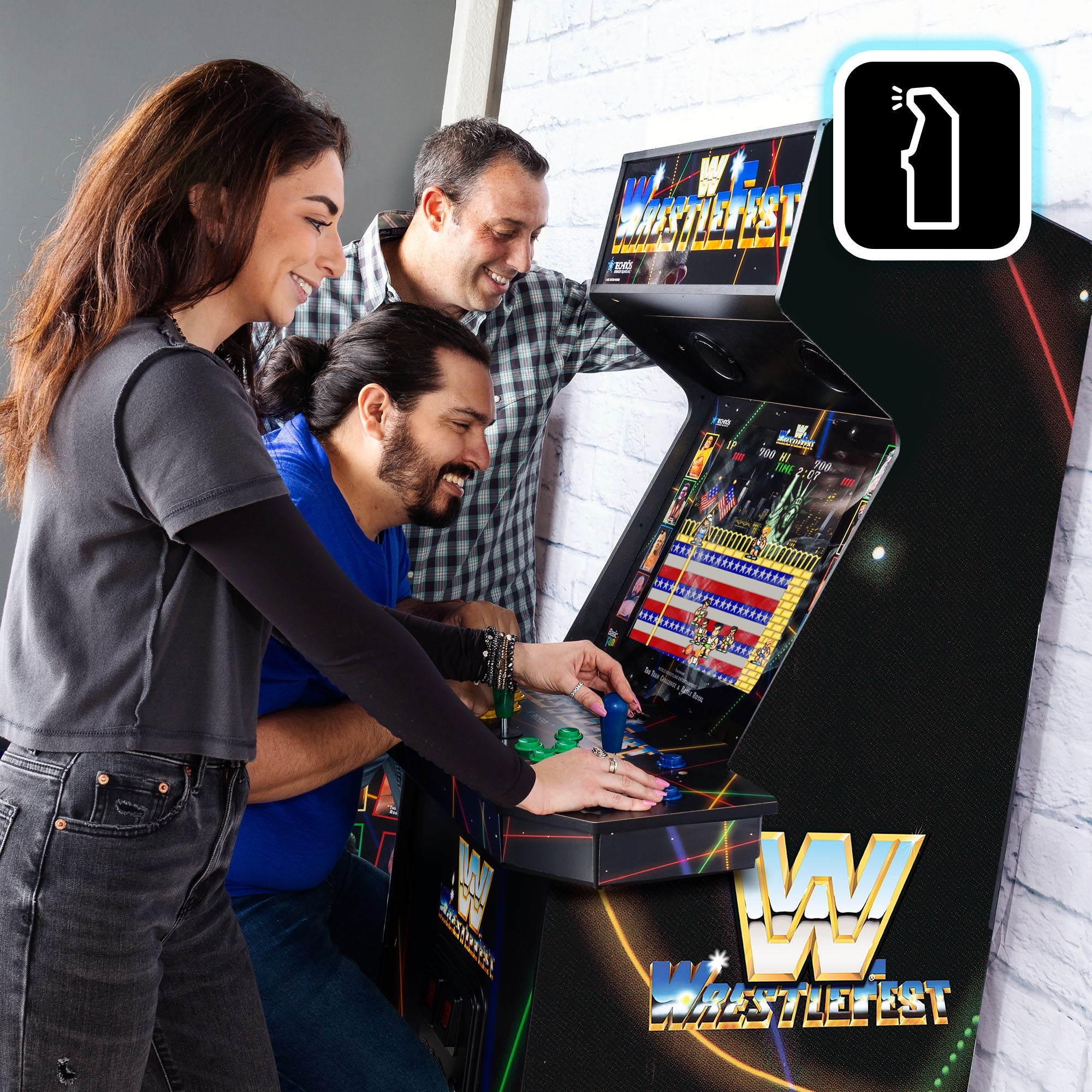 WWE Wrestlefest Supreme Series Arcade Machine - detail view 3