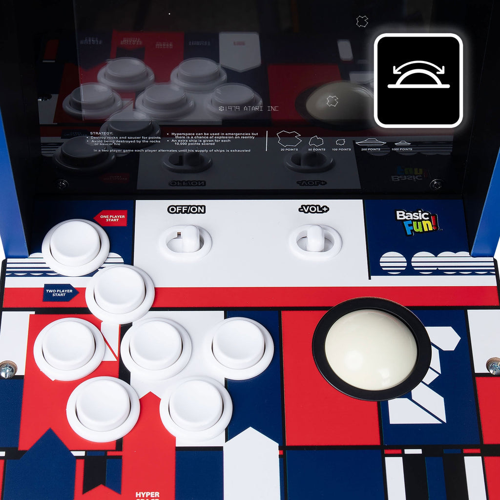 Atari Asteroids Counter Series Arcade Game with 8 Inch Screen - detail view 10