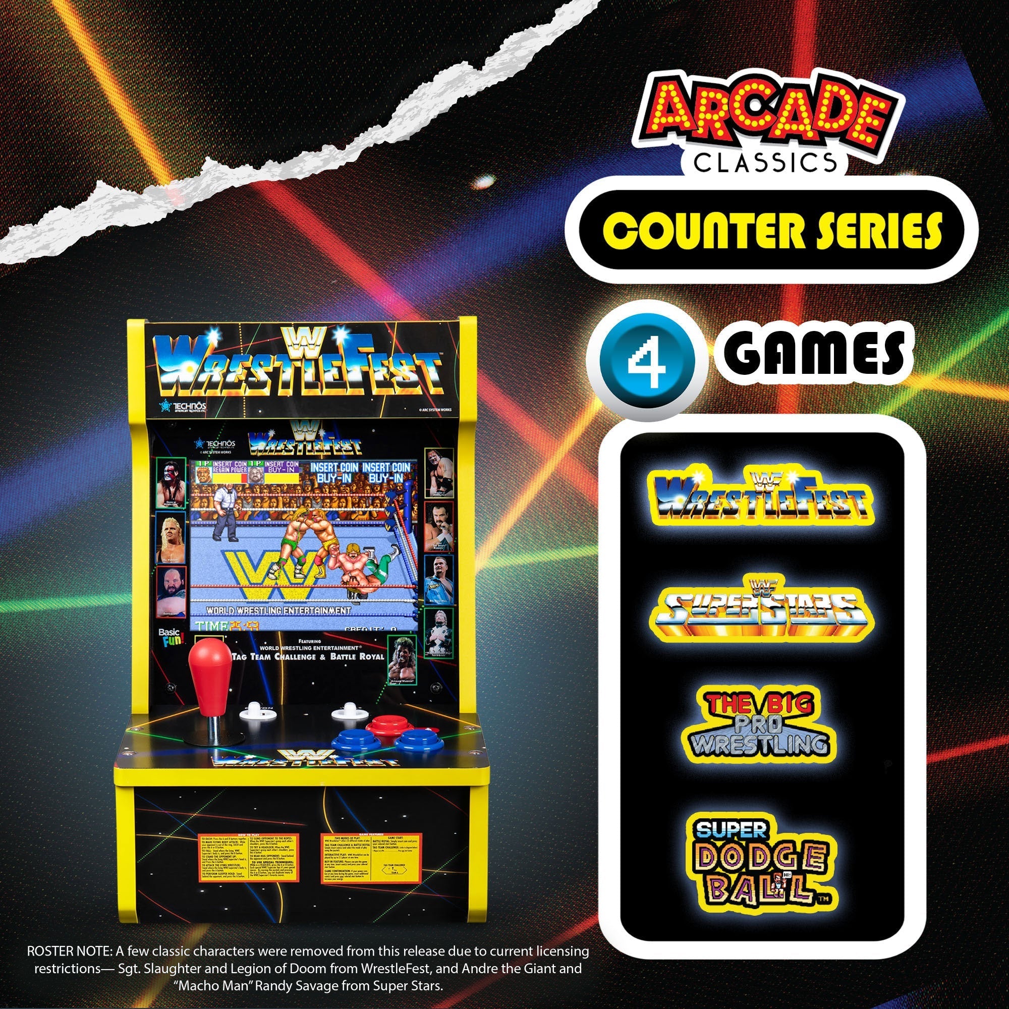WWE Counter Series Game with 8" Liquid Crystal Screen & 4 Games - detail view 2