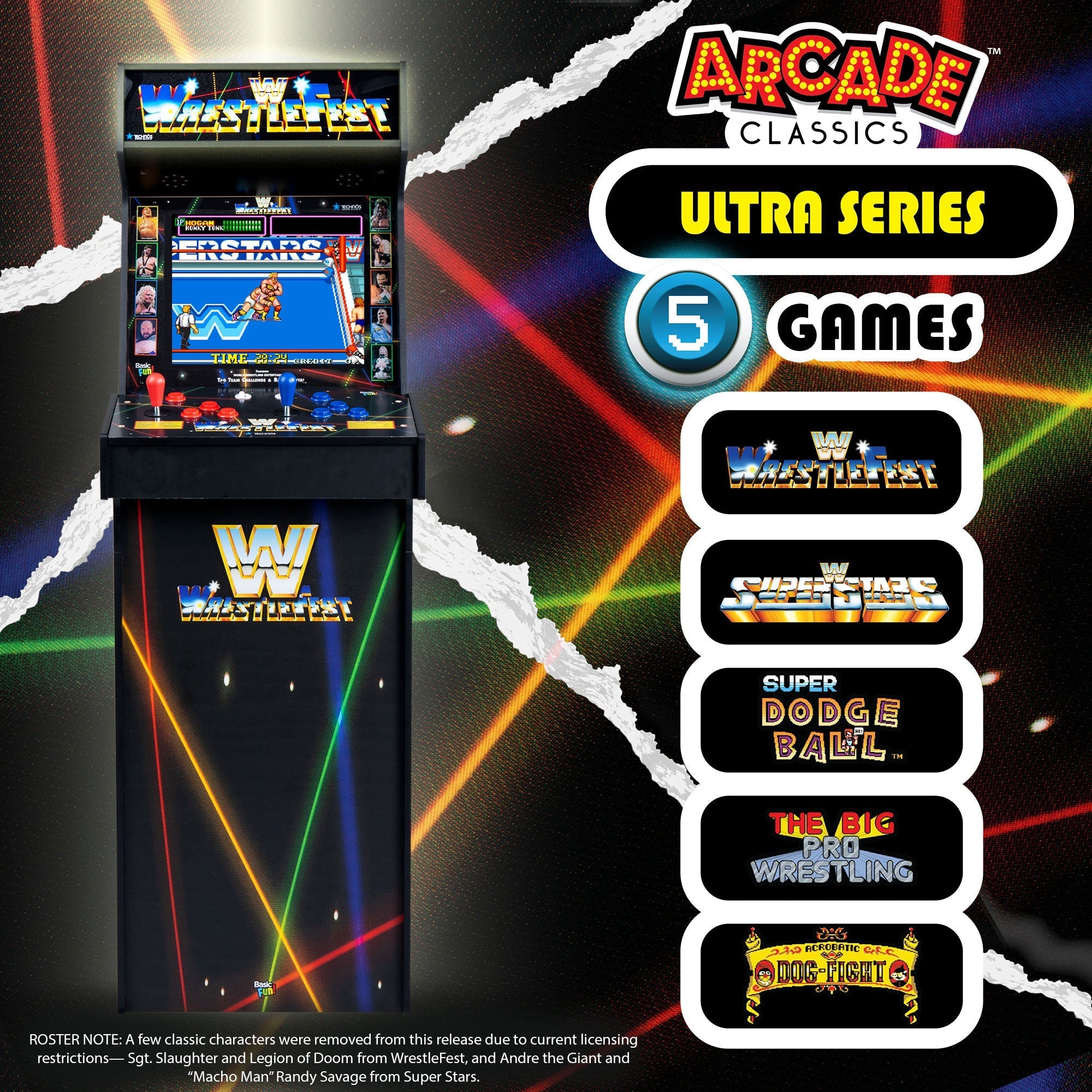 WWE Wrestlefest Ultra Series Arcade Machine - detail view 2