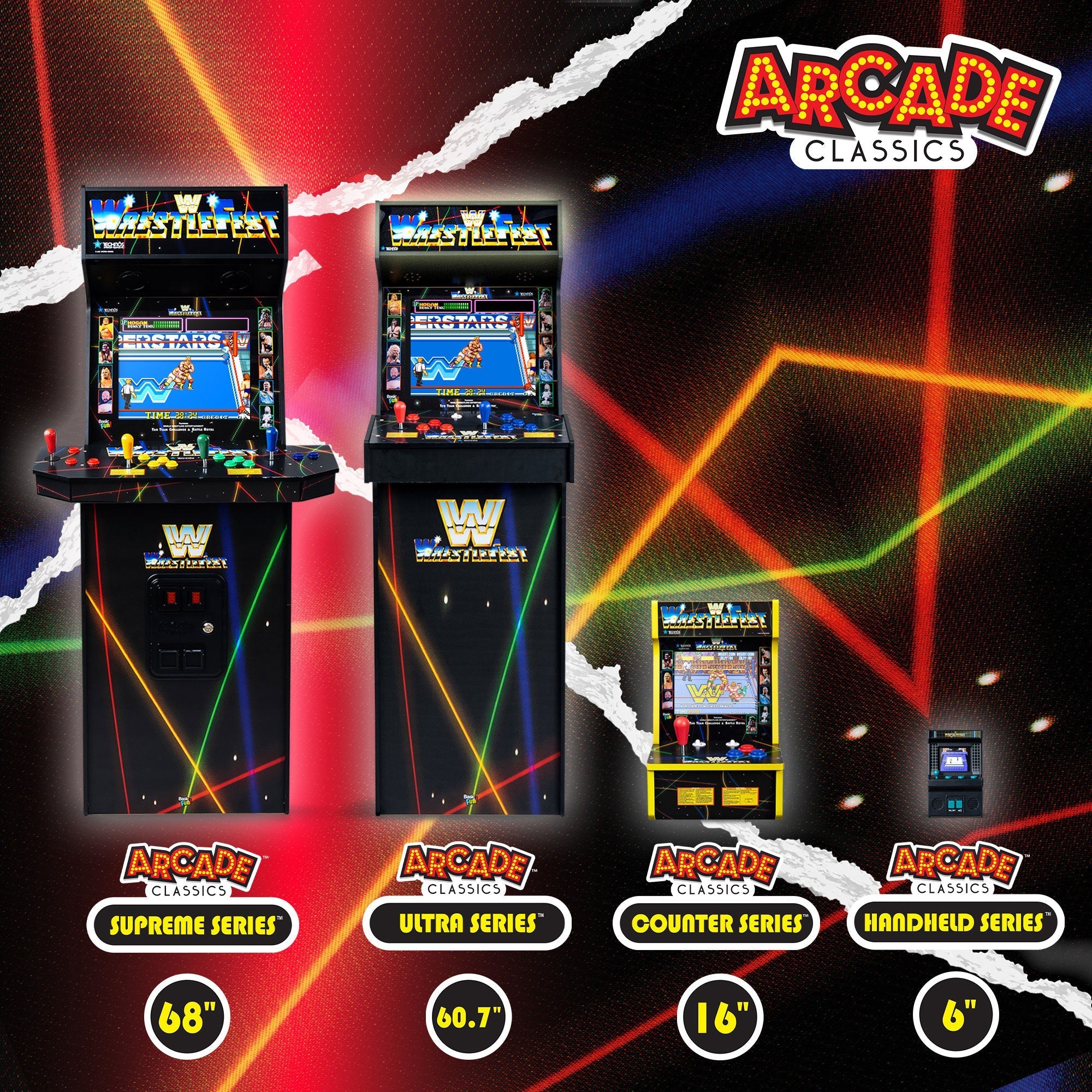 WWE Wrestlefest Ultra Series Arcade Machine - detail view 11