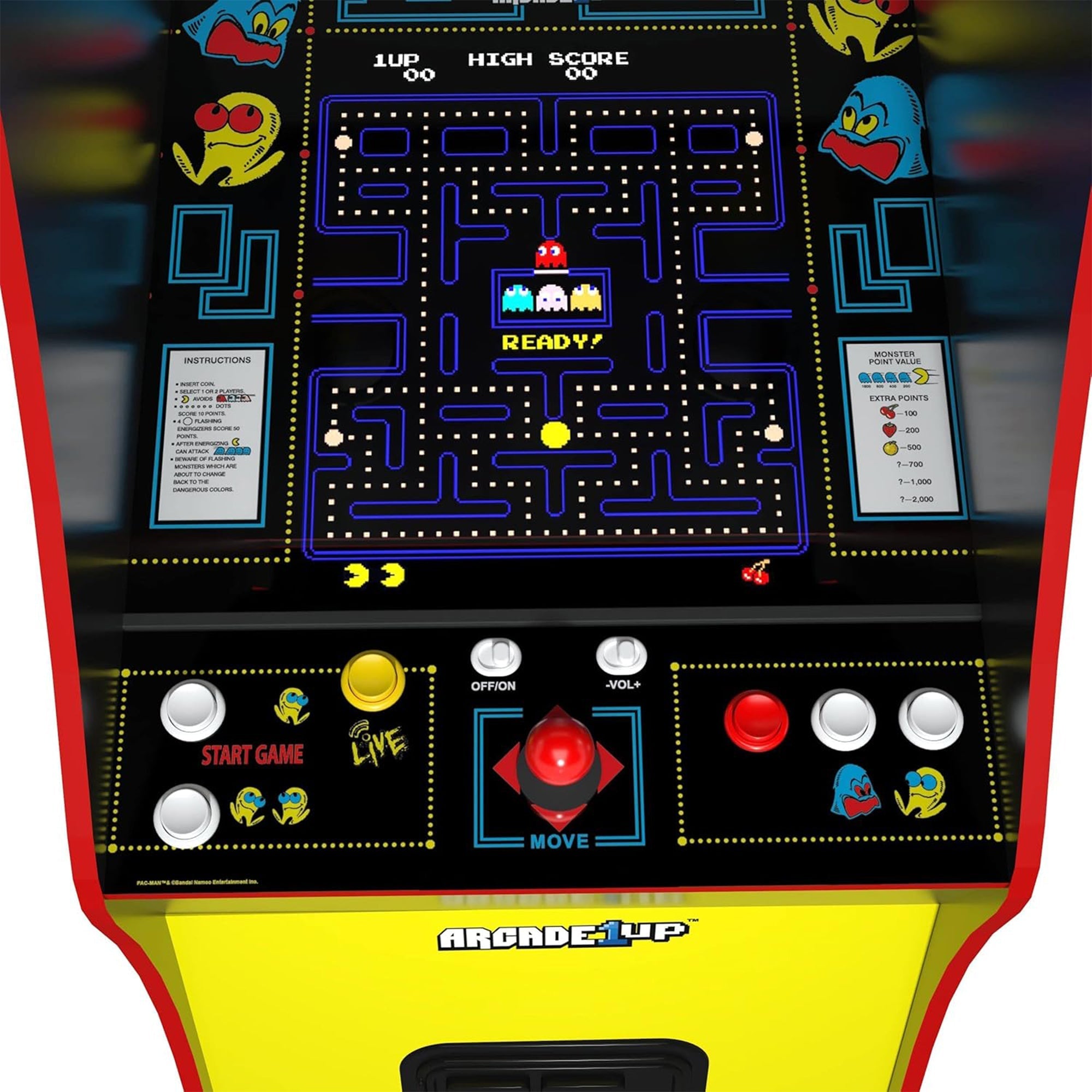 Pac-Man Deluxe Arcade Game - detail view 7