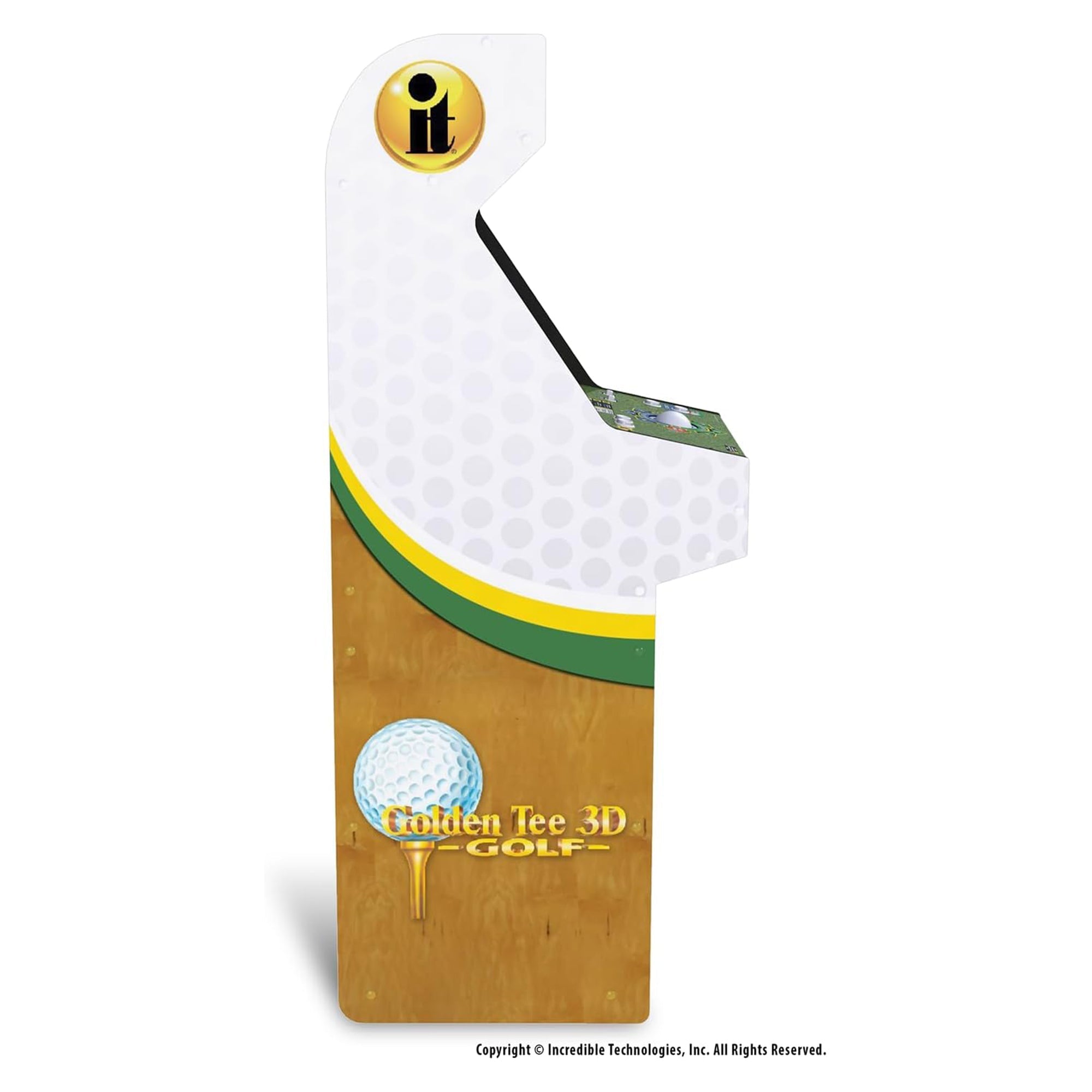 Golden Tee 3D Deluxe Arcade Machine - detail view 5
