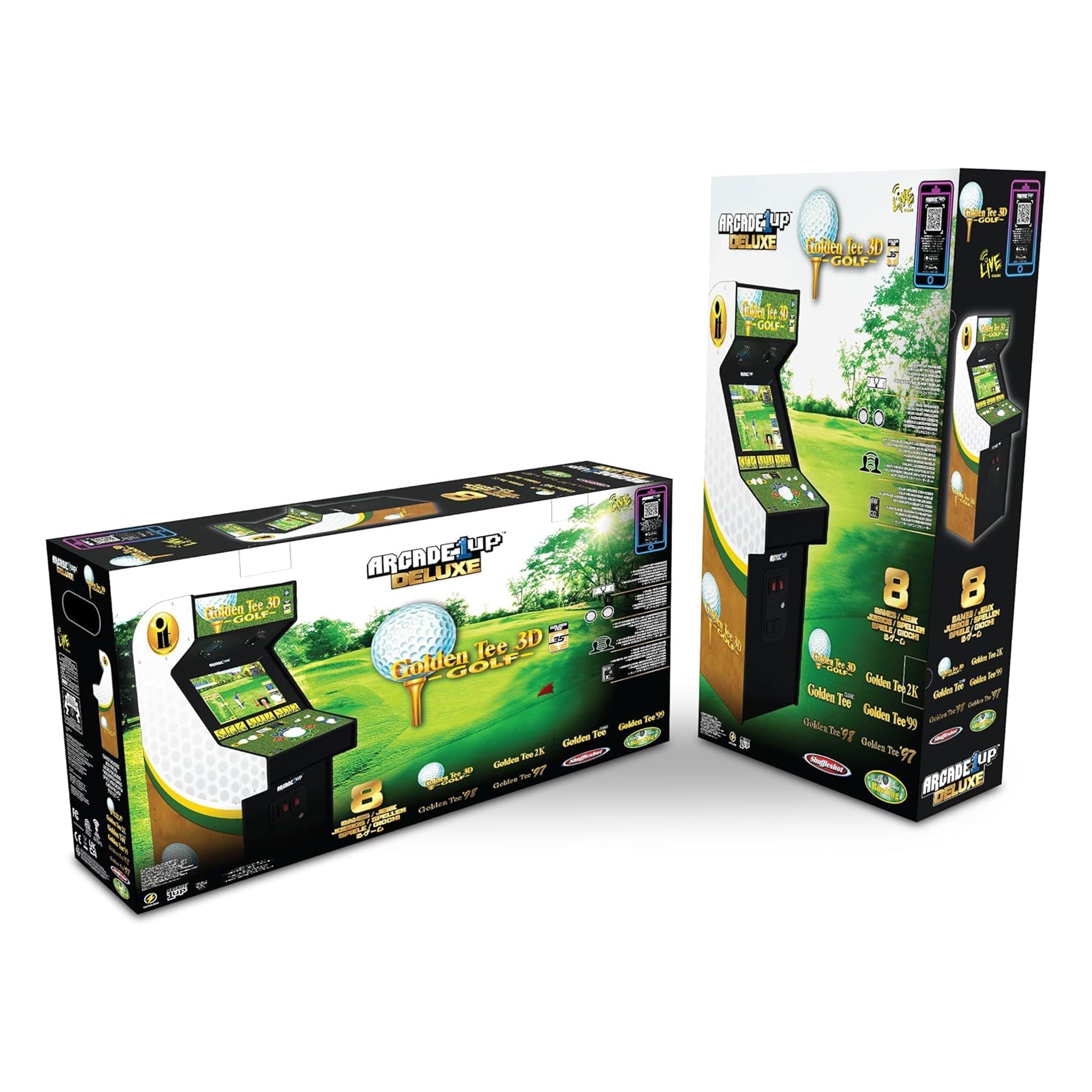 Golden Tee 3D Deluxe Arcade Machine - detail view 8