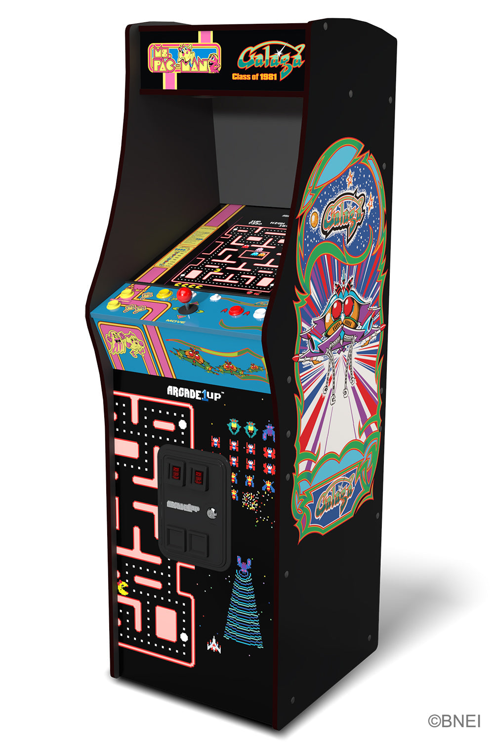 Ms. Pac Man & Galaga Class of '81 Deluxe Arcade Machine - detail view 6