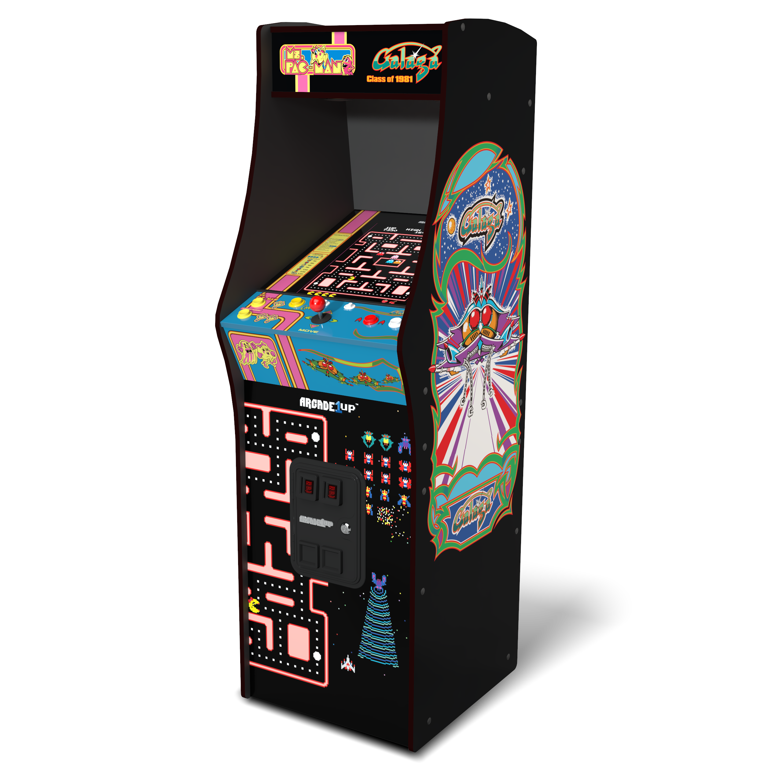 Ms. Pac Man & Galaga Class of '81 Deluxe Arcade Machine - product view