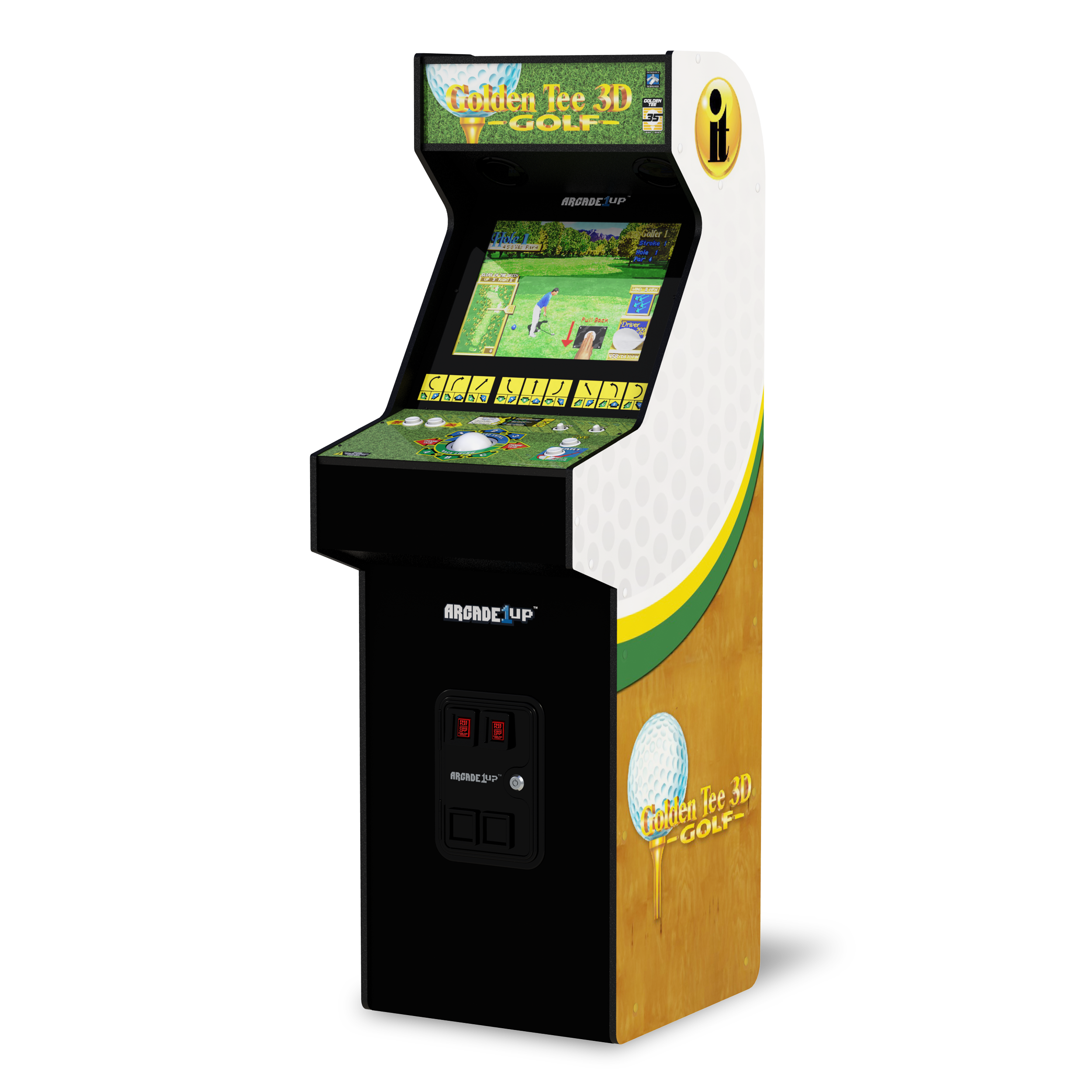 Golden Tee 3D Deluxe Arcade Machine - product view